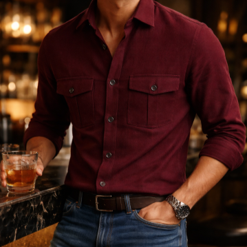 Casual men's tops by Myra Tailors