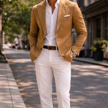 Cotton linen custom garments by Myra Tailors