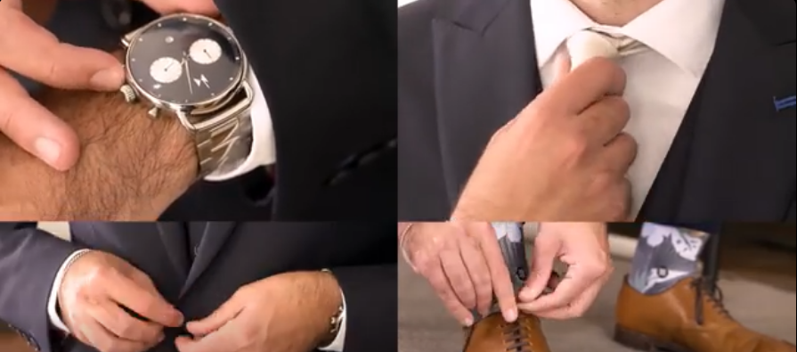 Derek B wearing a custom wedding suit made by Myra Tailors in Pensacola